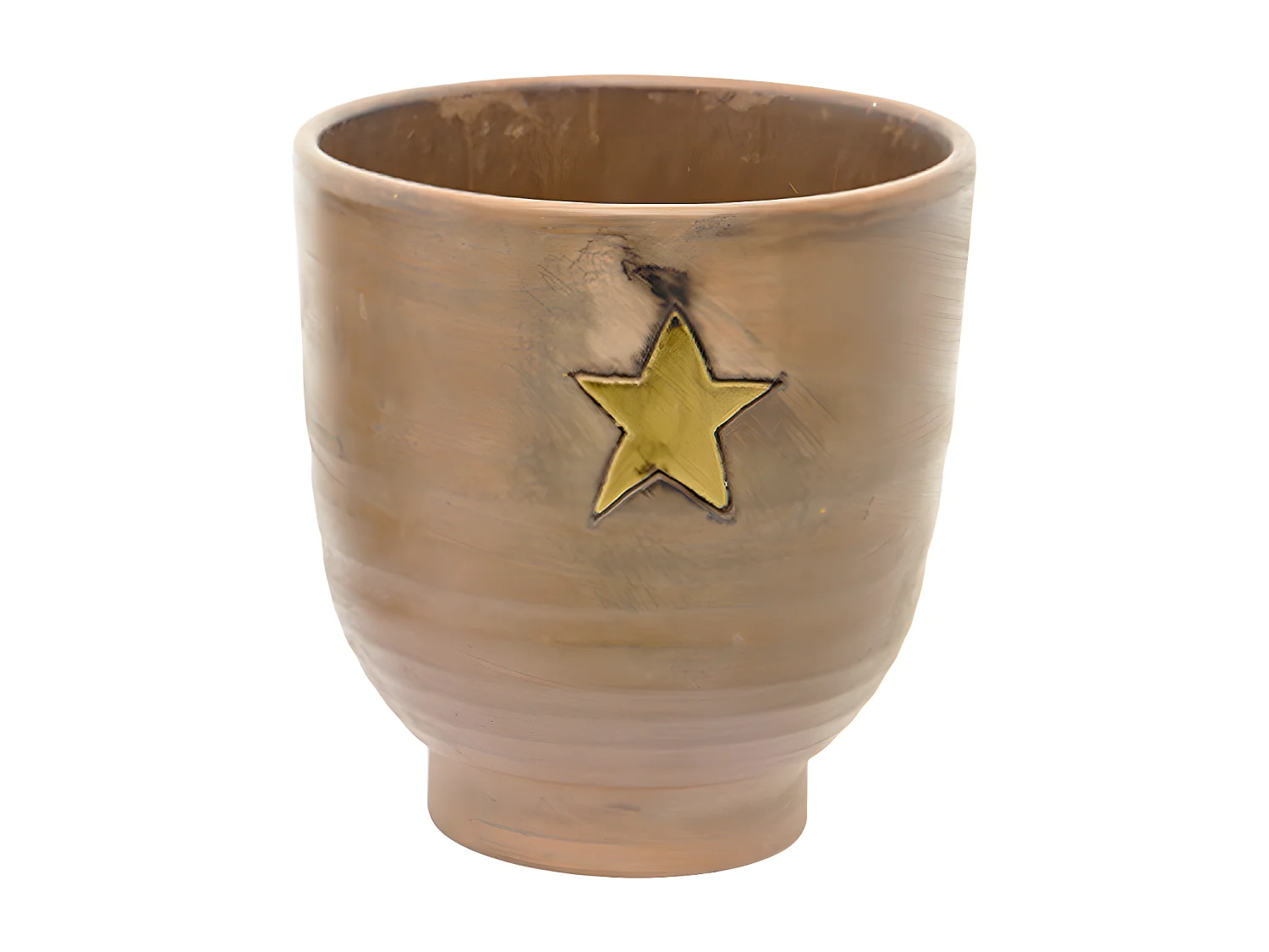 Cache-Pots Stars Noël - Marron / 20 cm
