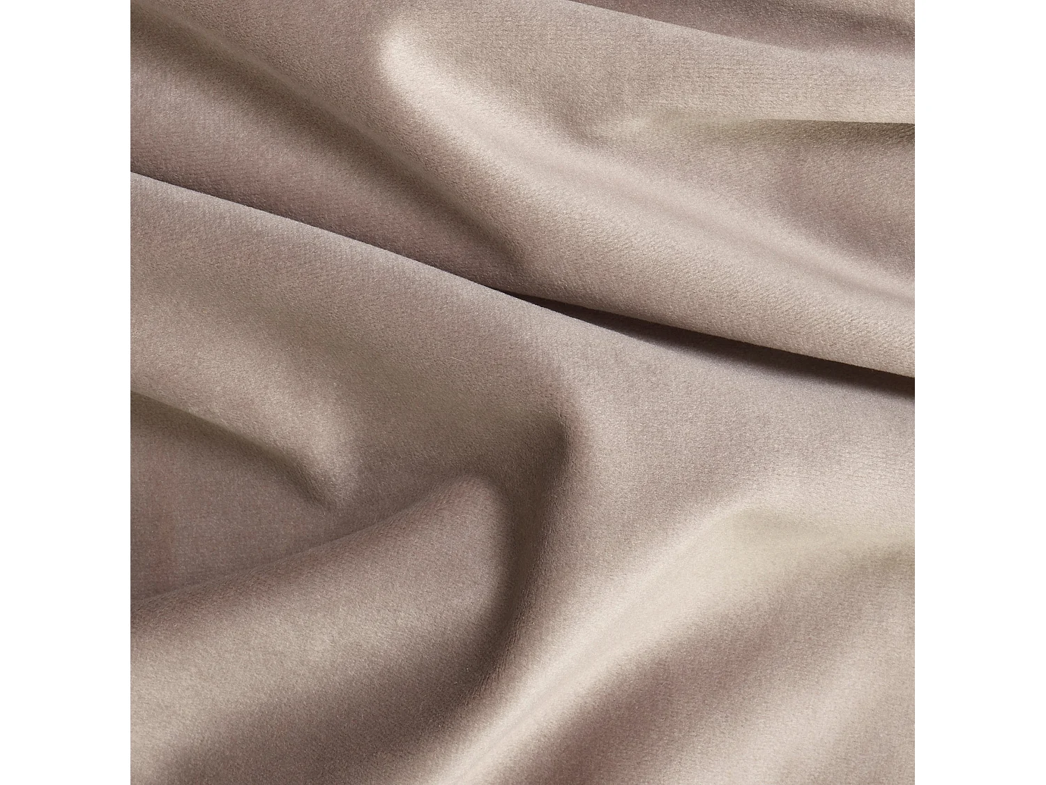 Canapé convertible express dunlopillo velours beige taupe 140cm Hailie Jade