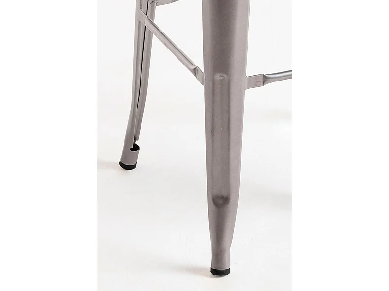 Taburetes Altos - Taburete Torix Madera - Gris metalizado