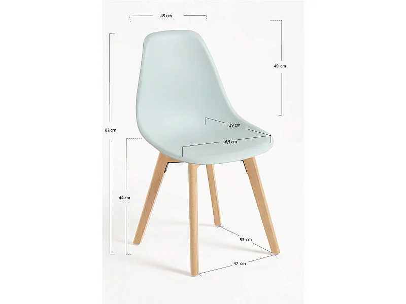 Sillas Comedor - Silla Kelen - Celadón