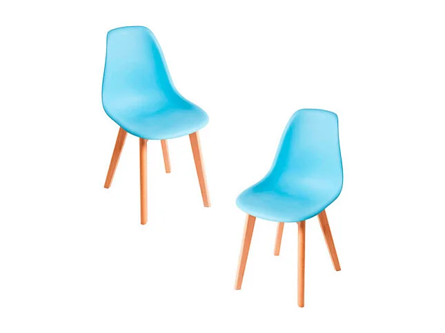 Packs Sillas Comedor - Pack 2 Sillas Kelen - Azul claro