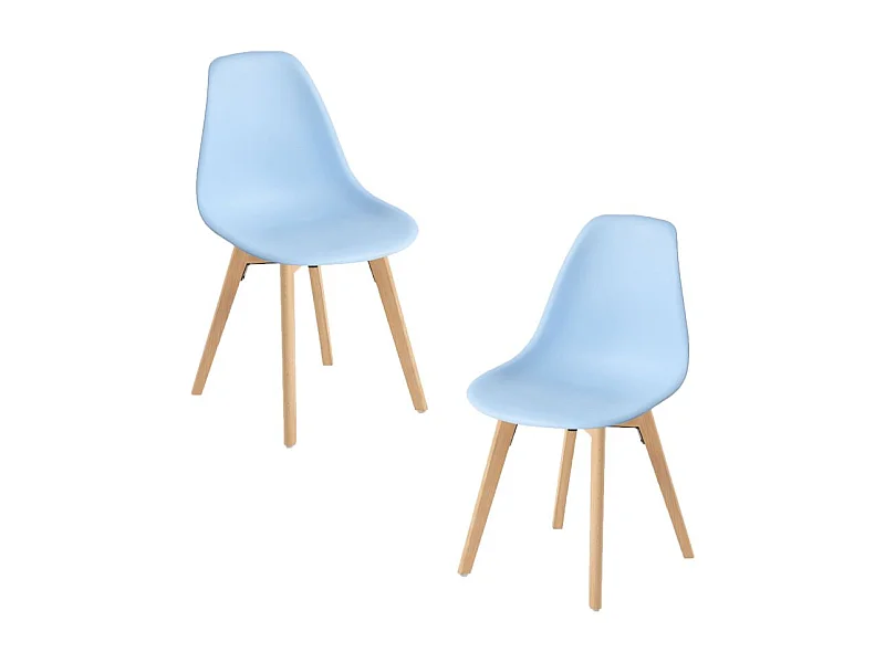 Packs Sillas Comedor - Pack 2 Sillas Kelen - Azul claro