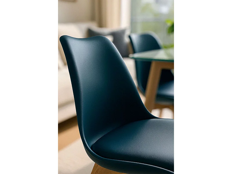 Sillas Comedor - Silla Synk Basic - Azul Petróleo