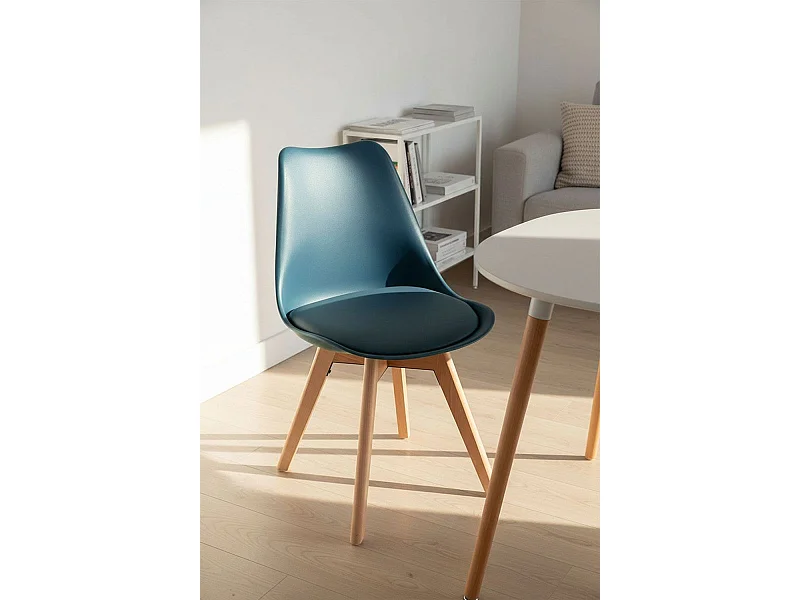 Sillas Comedor - Silla Synk Basic - Azul Petróleo