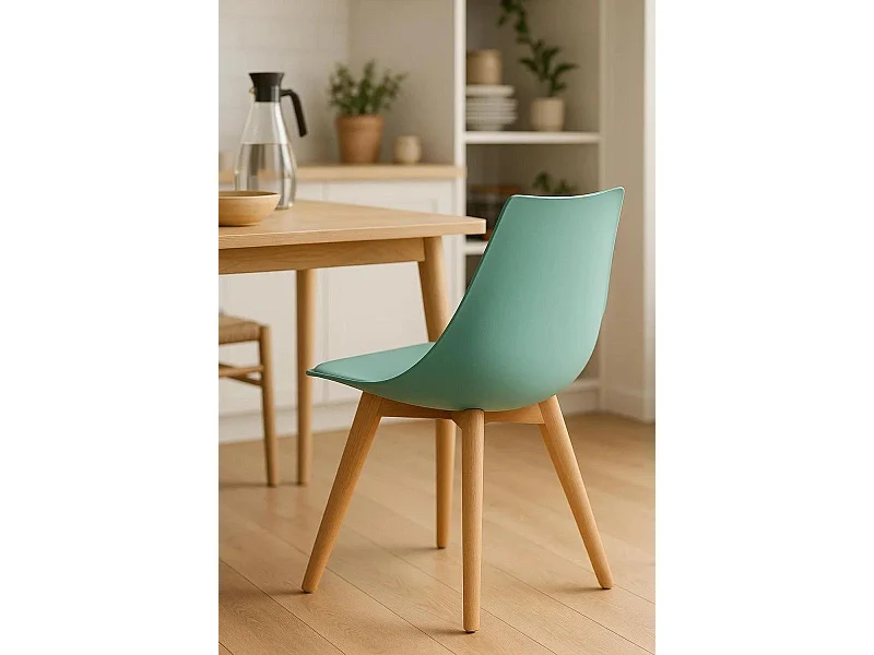 Sillas Comedor - Silla Blok - Celadón