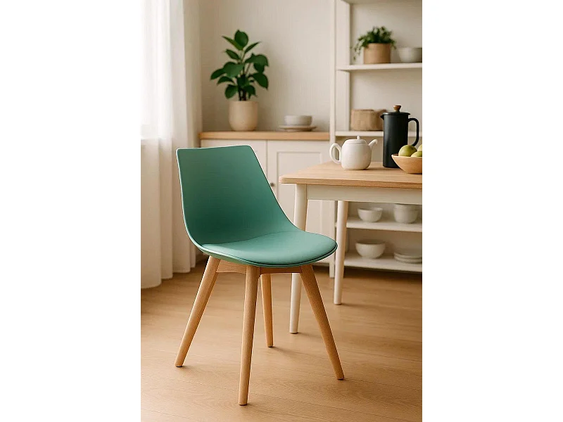 Sillas Comedor - Silla Blok - Celadón