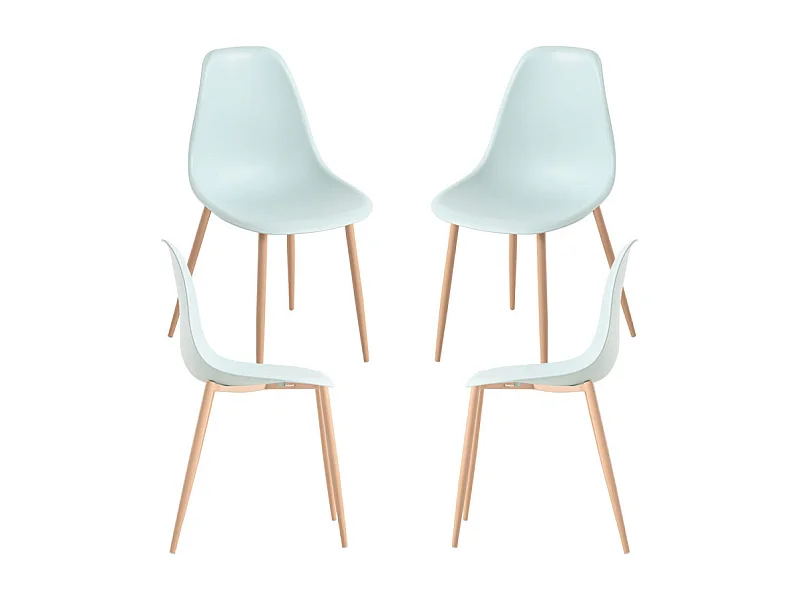 Packs Sillas Comedor - Pack 4 Sillas Mykle - Celadón