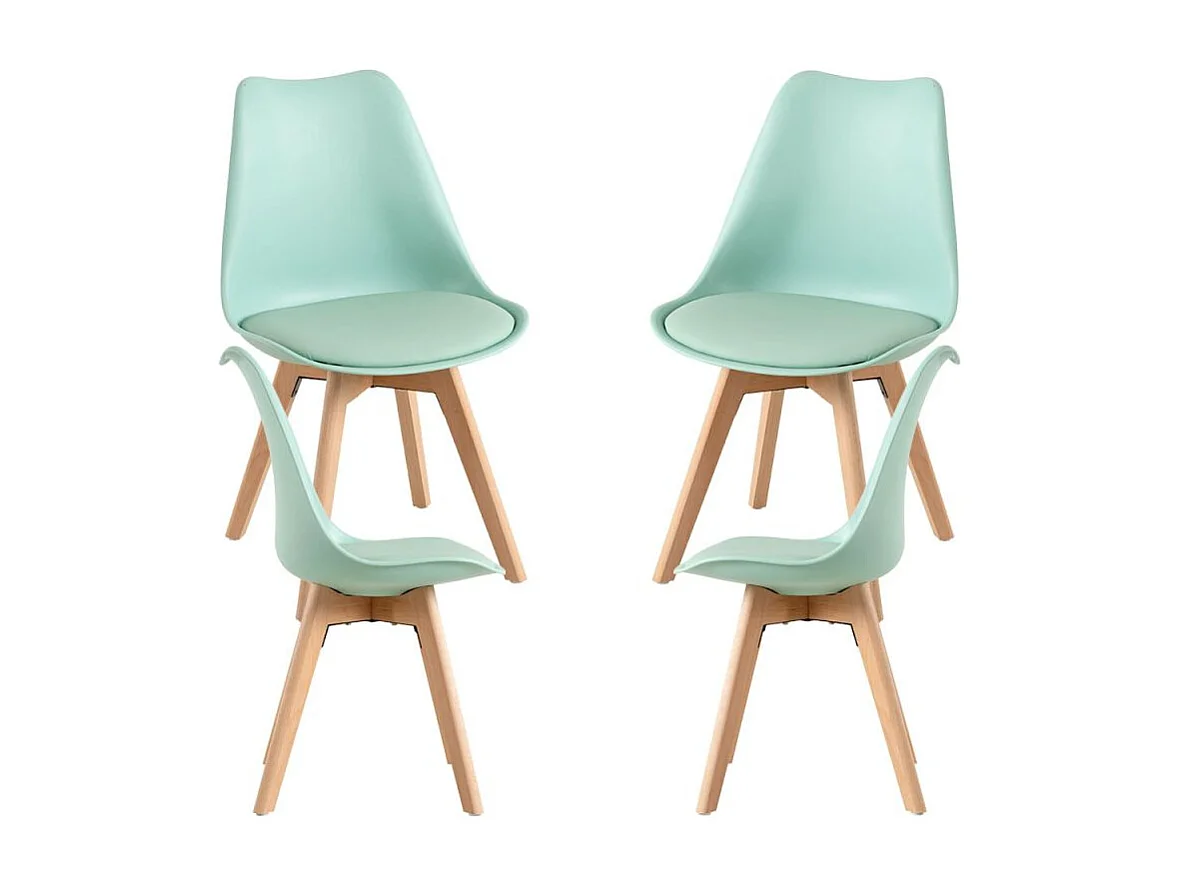 Packs Sillas Comedor - Pack 4 Sillas Synk Basic - Celadón