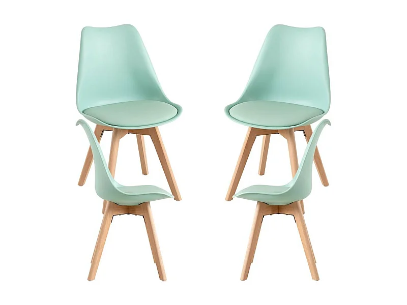 Packs Sillas Comedor - Pack 4 Sillas Synk Basic - Celadón