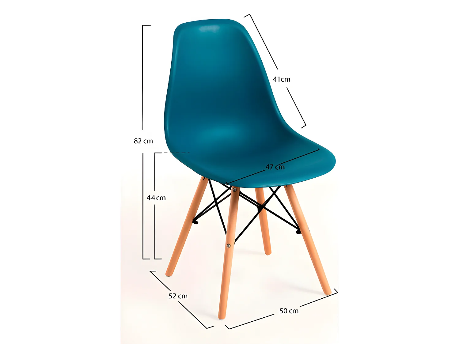 Silla Tower One - Azul Petróleo