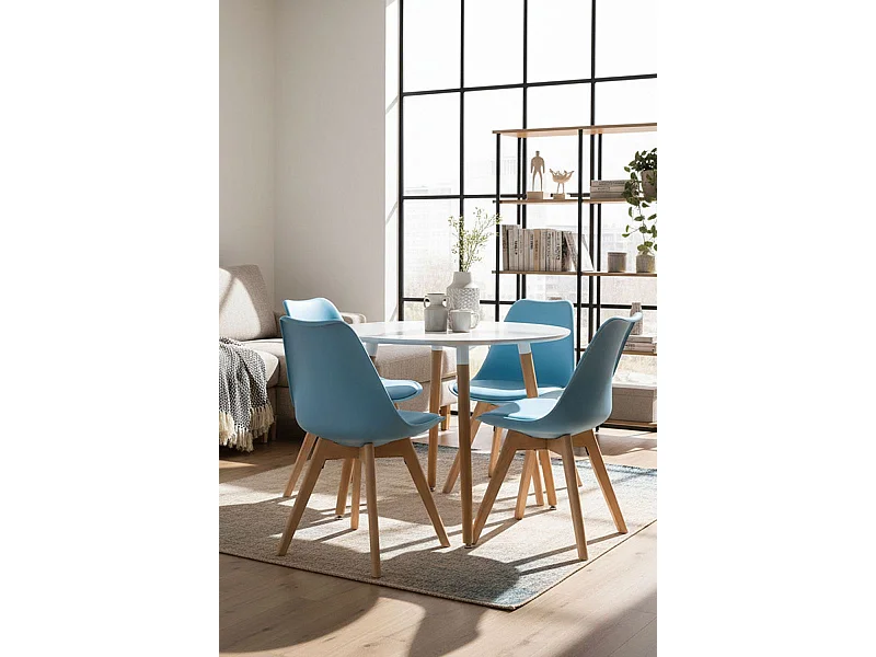 Packs Sillas Comedor - Pack 4 Sillas Synk Basic - Azul claro