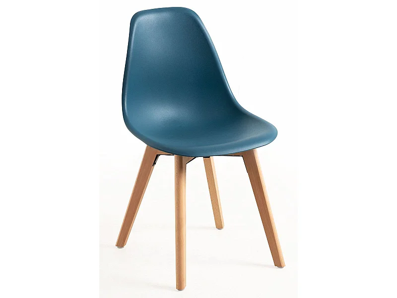 Sillas Comedor - Silla Kelen - Azul Petróleo
