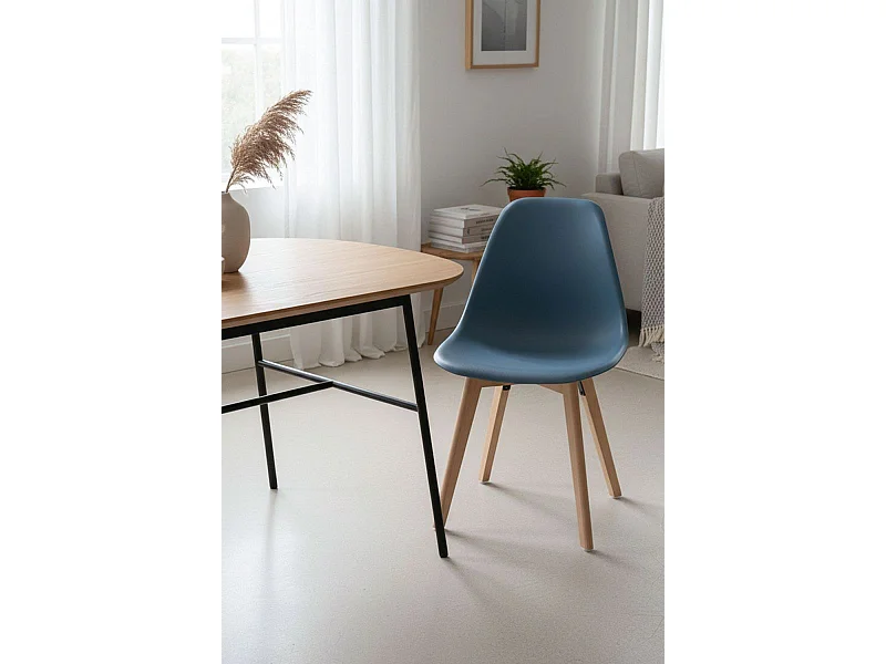 Sillas Comedor - Silla Kelen - Azul Petróleo