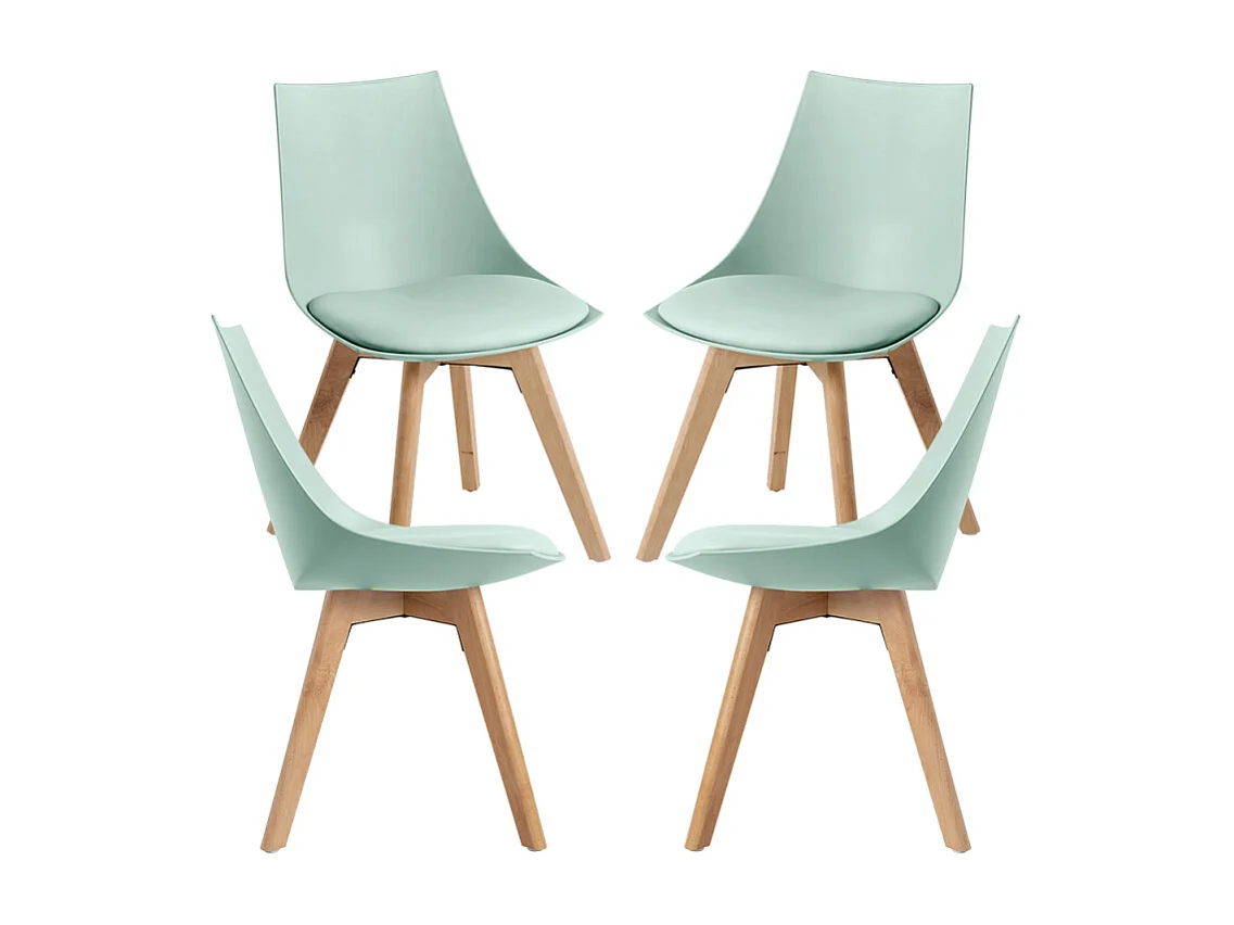 Packs Sillas Comedor - Pack 4 Sillas Blok - Celadón