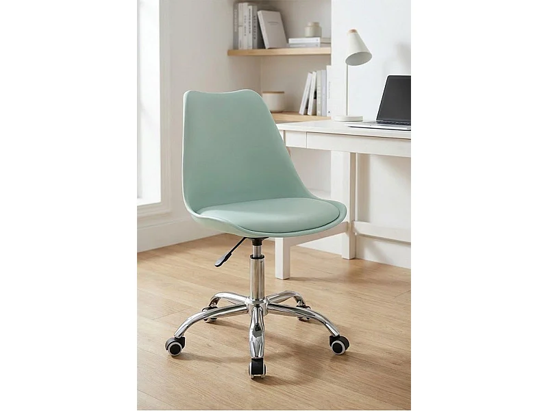 Silla de Oficina Neo en Celadón - Máxima Ergonomía - Ideal para Escritorio y Gaming