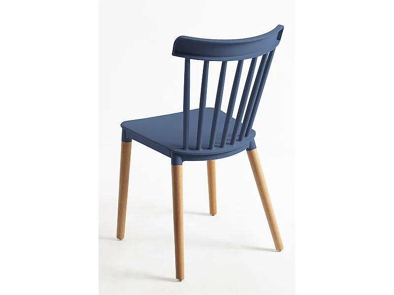 Packs Sillas Comedor - Pack 4 Sillas Leka - Azul Petróleo
