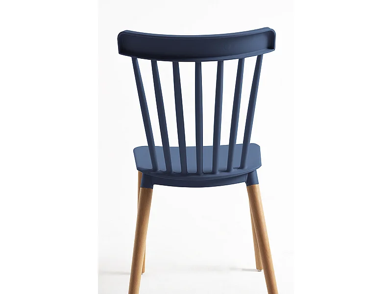 Packs Sillas Comedor - Pack 4 Sillas Leka - Azul Petróleo