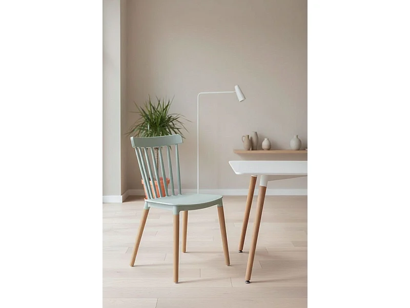 Sillas Comedor - Silla Leka - Celadón