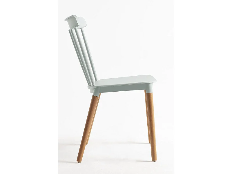 Sillas Comedor - Silla Leka - Celadón