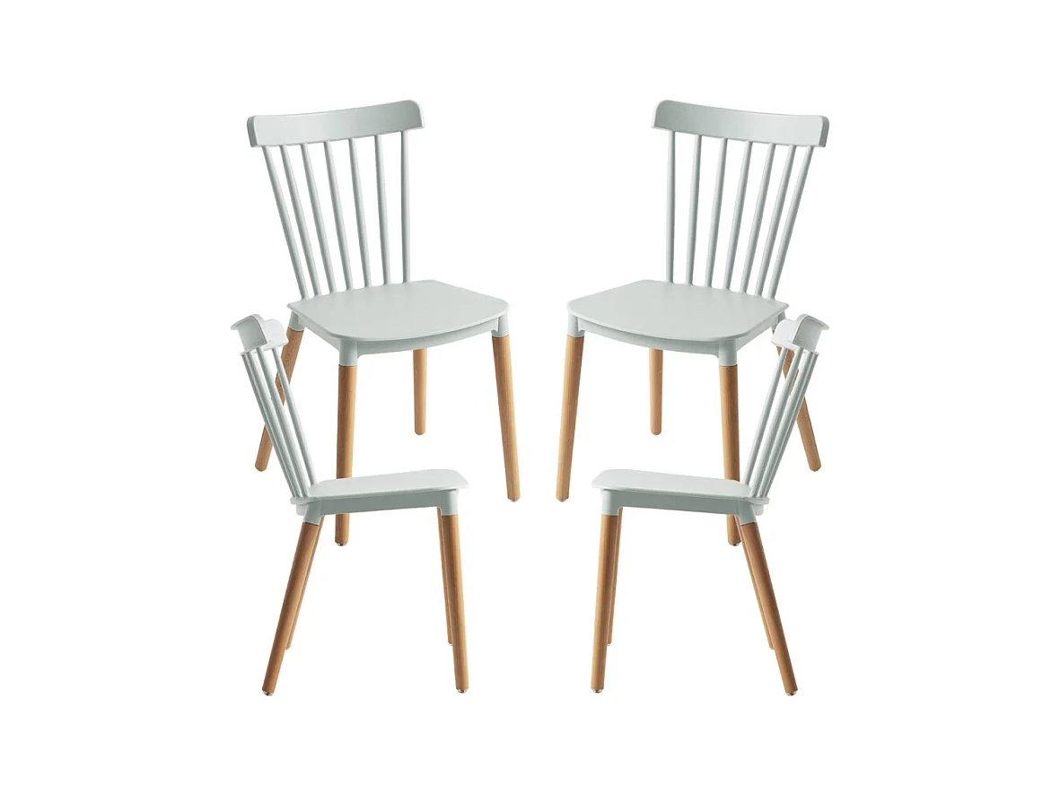 Packs Sillas Comedor - Pack 4 Sillas Leka - Celadón