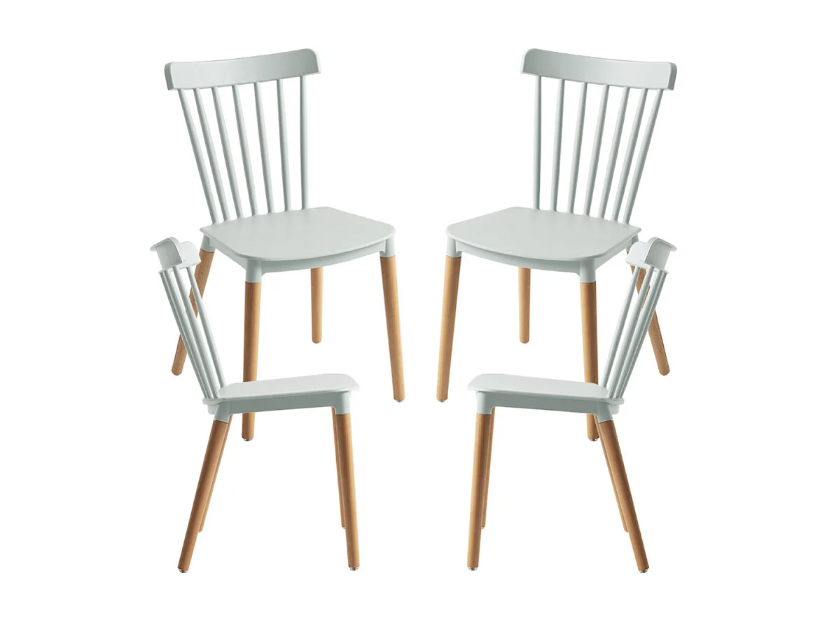 Packs Sillas Comedor - Pack 4 Sillas Leka - Celadón