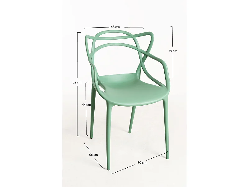 Sillas Comedor - Silla Korme - Celadón