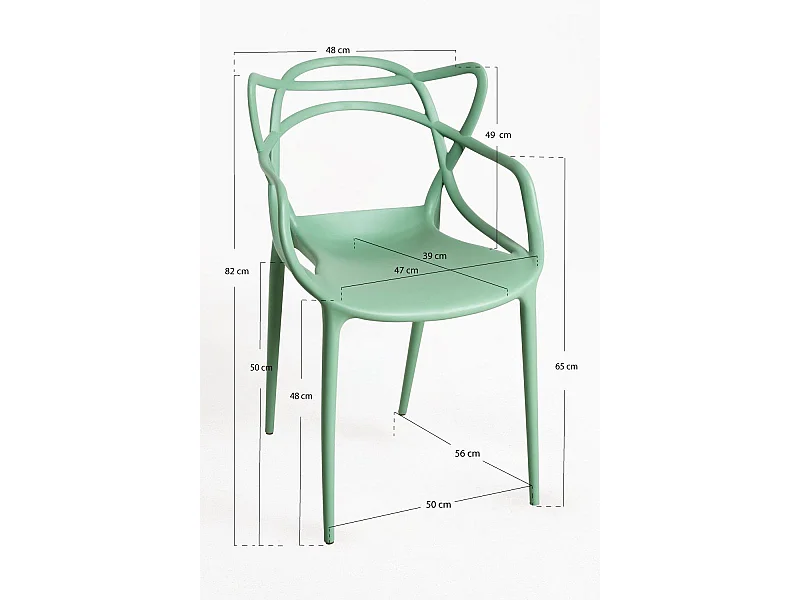 Sillas Comedor - Silla Korme - Celadón
