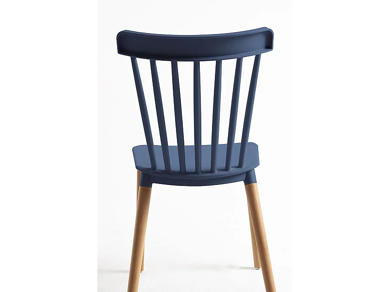 Sillas Comedor - Silla Leka - Azul Petróleo