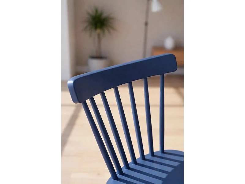 Sillas Comedor - Silla Leka - Azul Petróleo