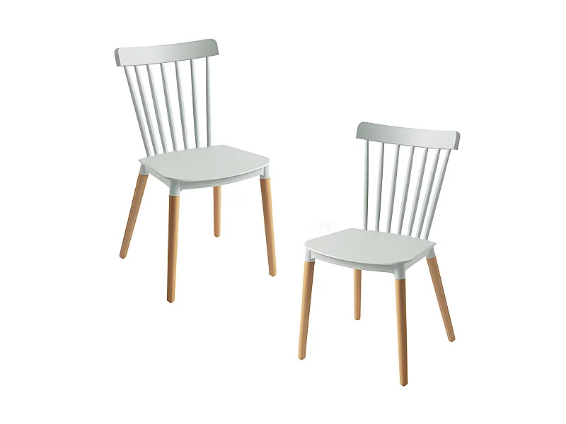 Packs Sillas Comedor - Pack 2 Sillas Leka - Celadón