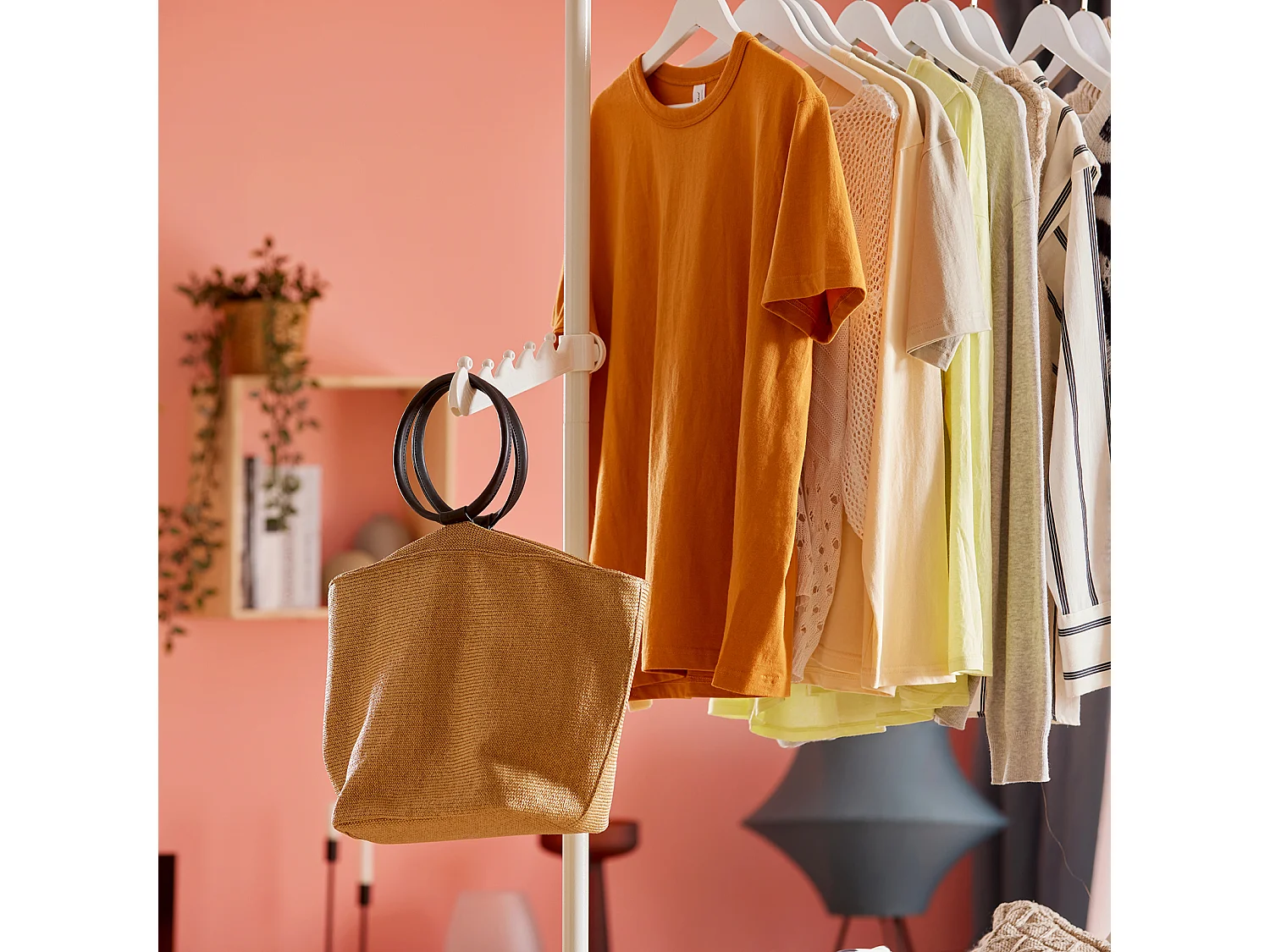 Télescopique Garde-Robe Système Herkule, Portant de vêtement, FRG34-W