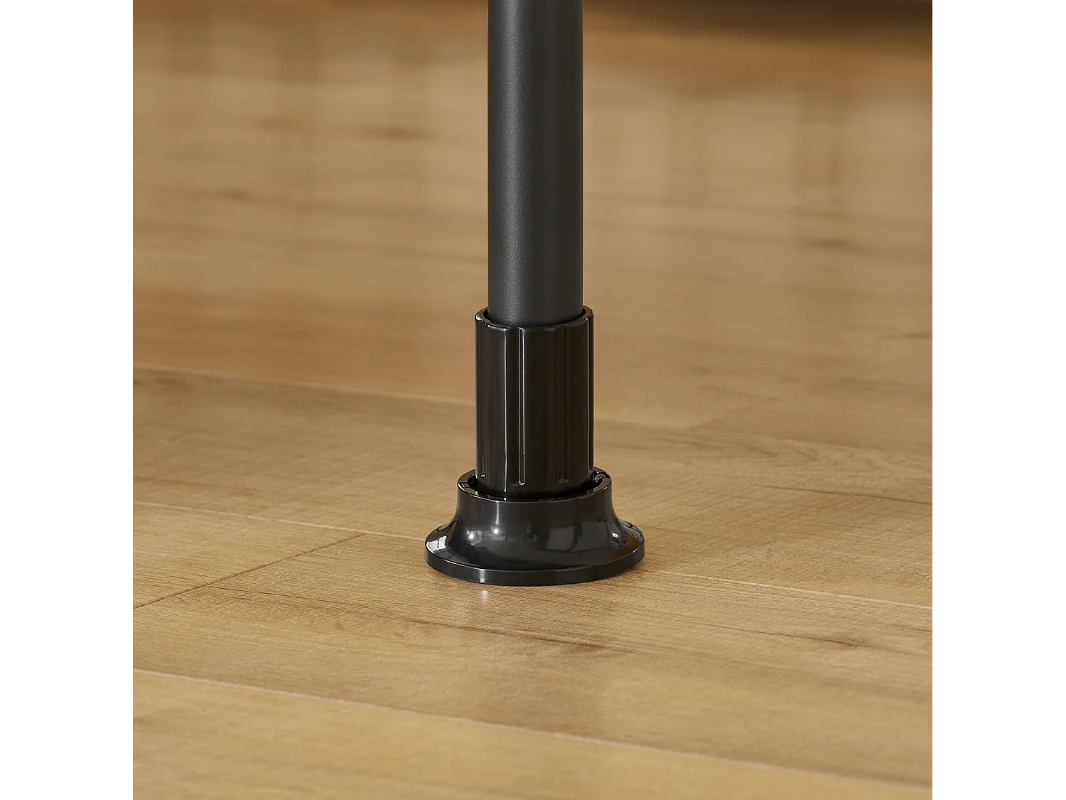 SoBuy KLS03-Sch Kledingrek Klerenrailsysteem Opbergsysteem Zwart