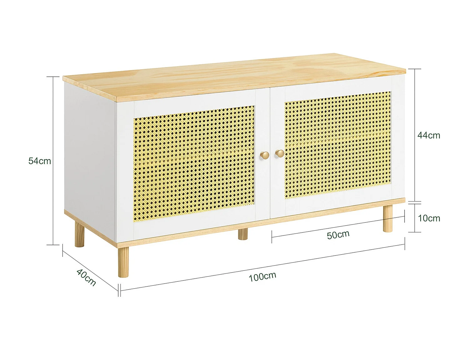 SoBuy FSR103-WN Schoenenbank, Garderobebank, Schoenenrek met Zitvlak, Opbergbank, Schoenenkast, Stoel met Opbergruimte, Entree Meubilair met 2 Deuren