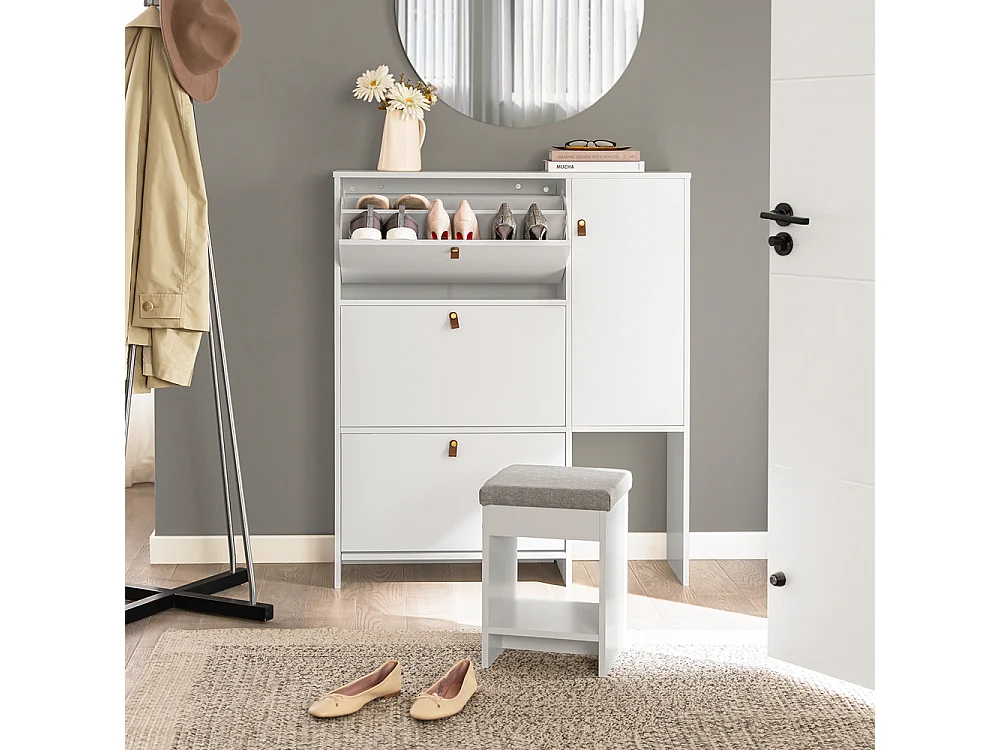 Szafka na buty z ławką FSR107-W