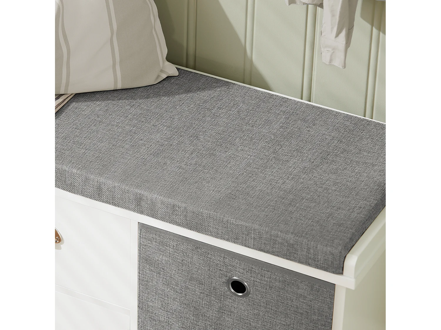 Ławka na buty z siedziskiem i szufladami  FSR66-HG