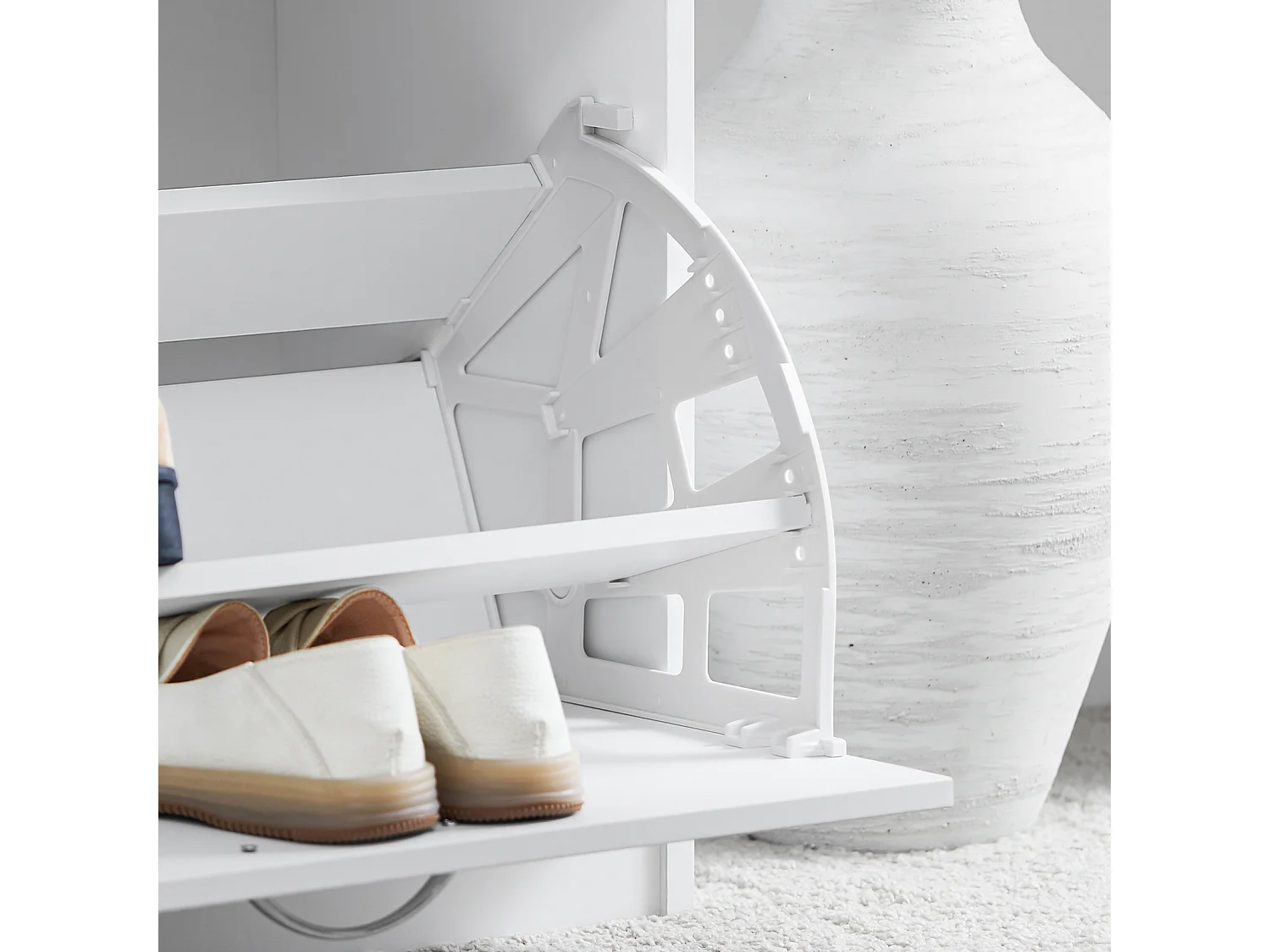 SoBuy FSR16-W Schoenenrek | Wit | MDF | 60 x 30 x 48