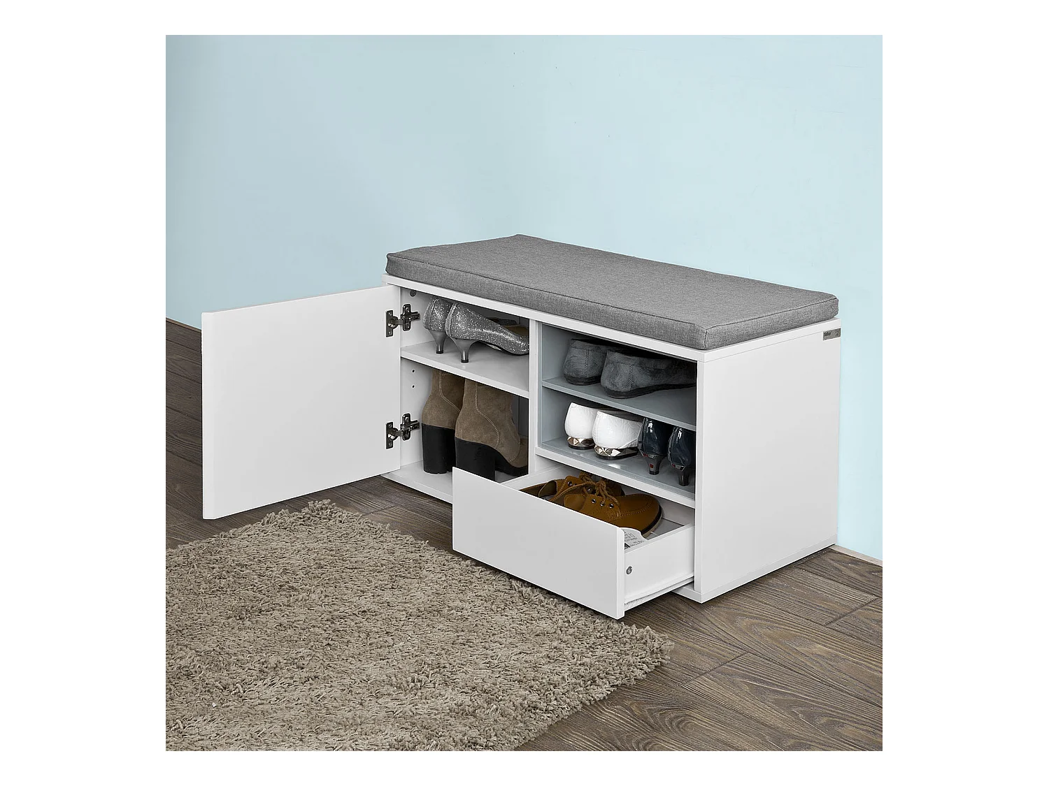 Ławka na buty z siedziskiem FSR37-W