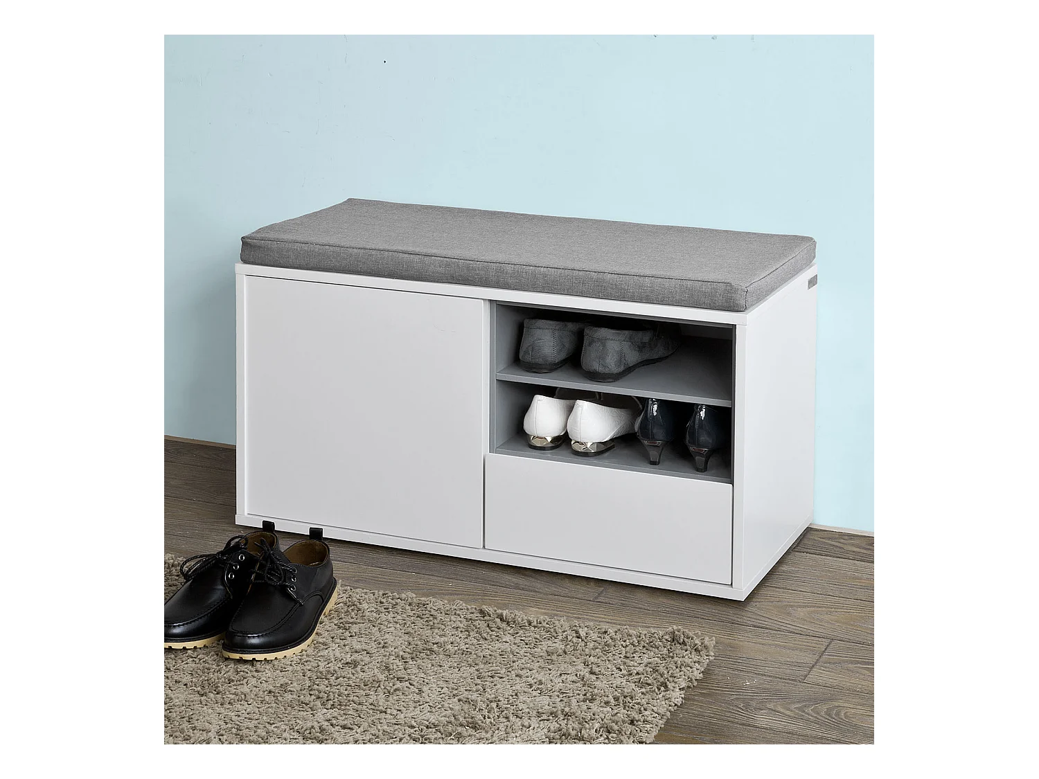 Ławka na buty z siedziskiem FSR37-W