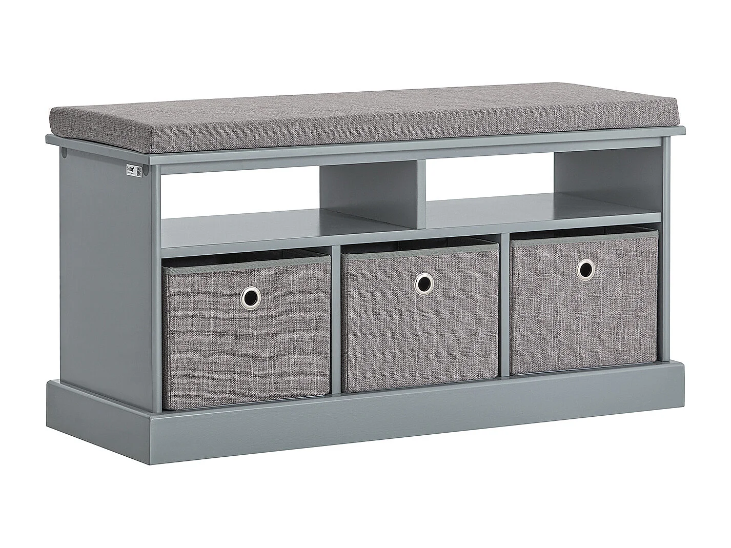 Sitzbank FSR67-DG 96 x 50 x 35 cm Grau