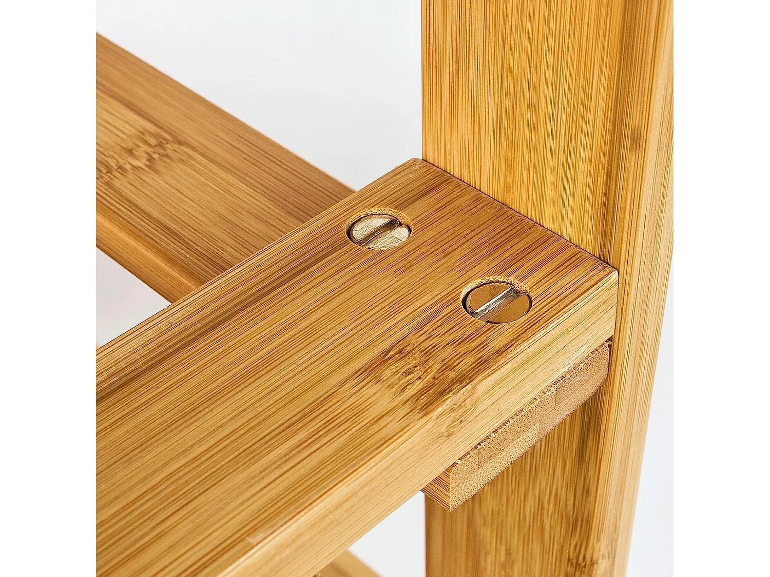 Etagère à chaussures, Banquette en bambou haute de gamme, Rangement chaussure, FSR02-K-N