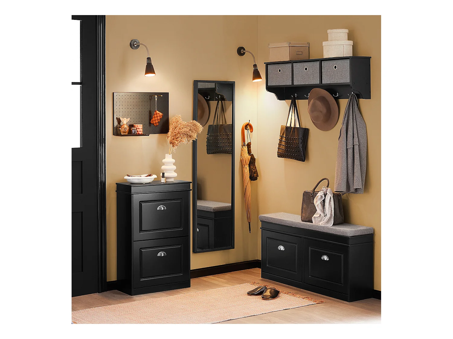 Szafka na buty z 2 drzwiami FSR78-SCH