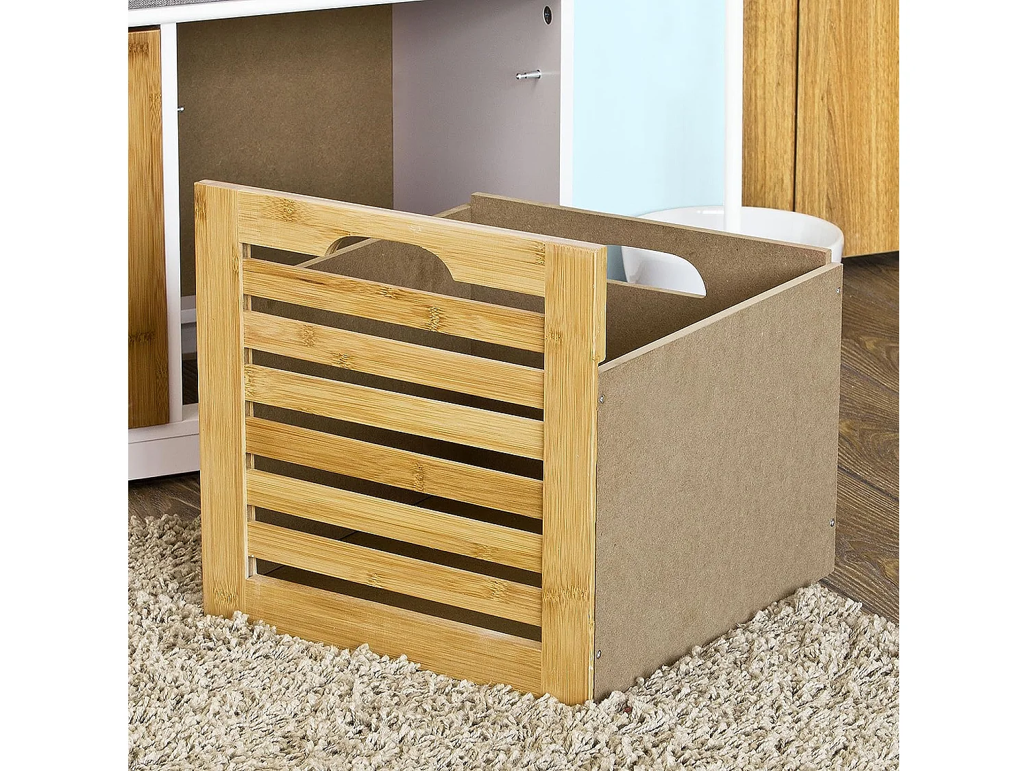 Ławka na buty z 2 drzwiami FSR23-K-WN