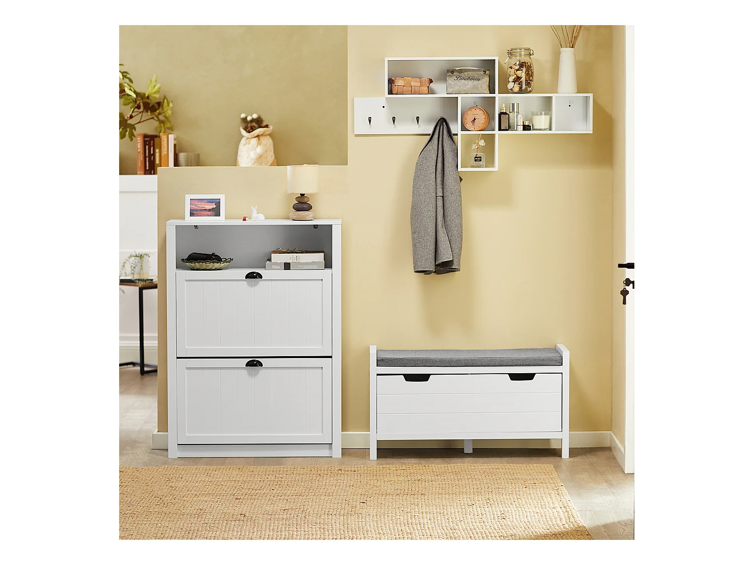 Ławka na buty z siedziskiem FSR97-W