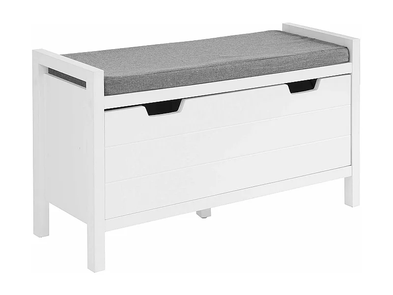 Banc à Chaussures Meuble Entrée Meuble Chaussures Commode à Chaussures avec Coussin, FSR97-W