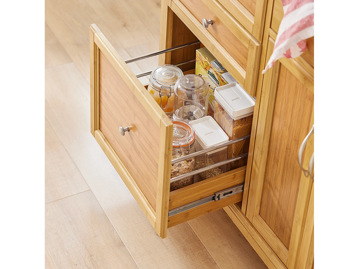 Kücheninsel FKW70-N 115 x 92 x 46 cm Natur