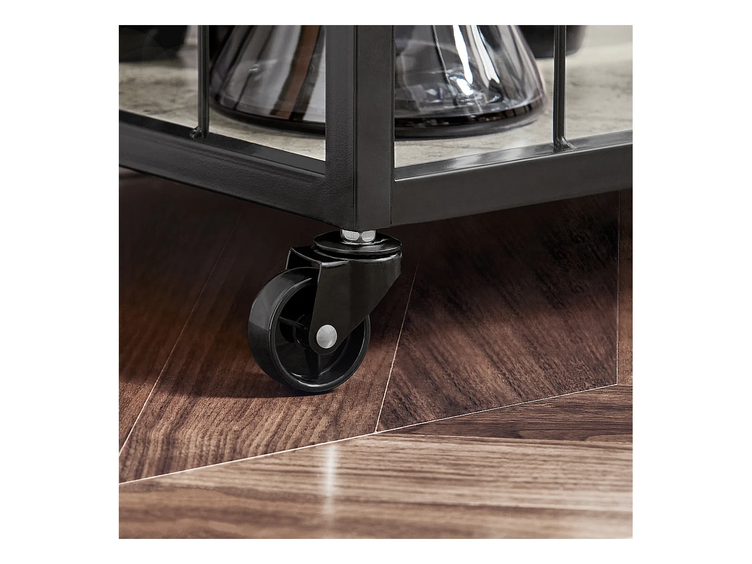 Chariot de Service Desserte à roulettes Chariot Commode Roulant, FKW56-HG