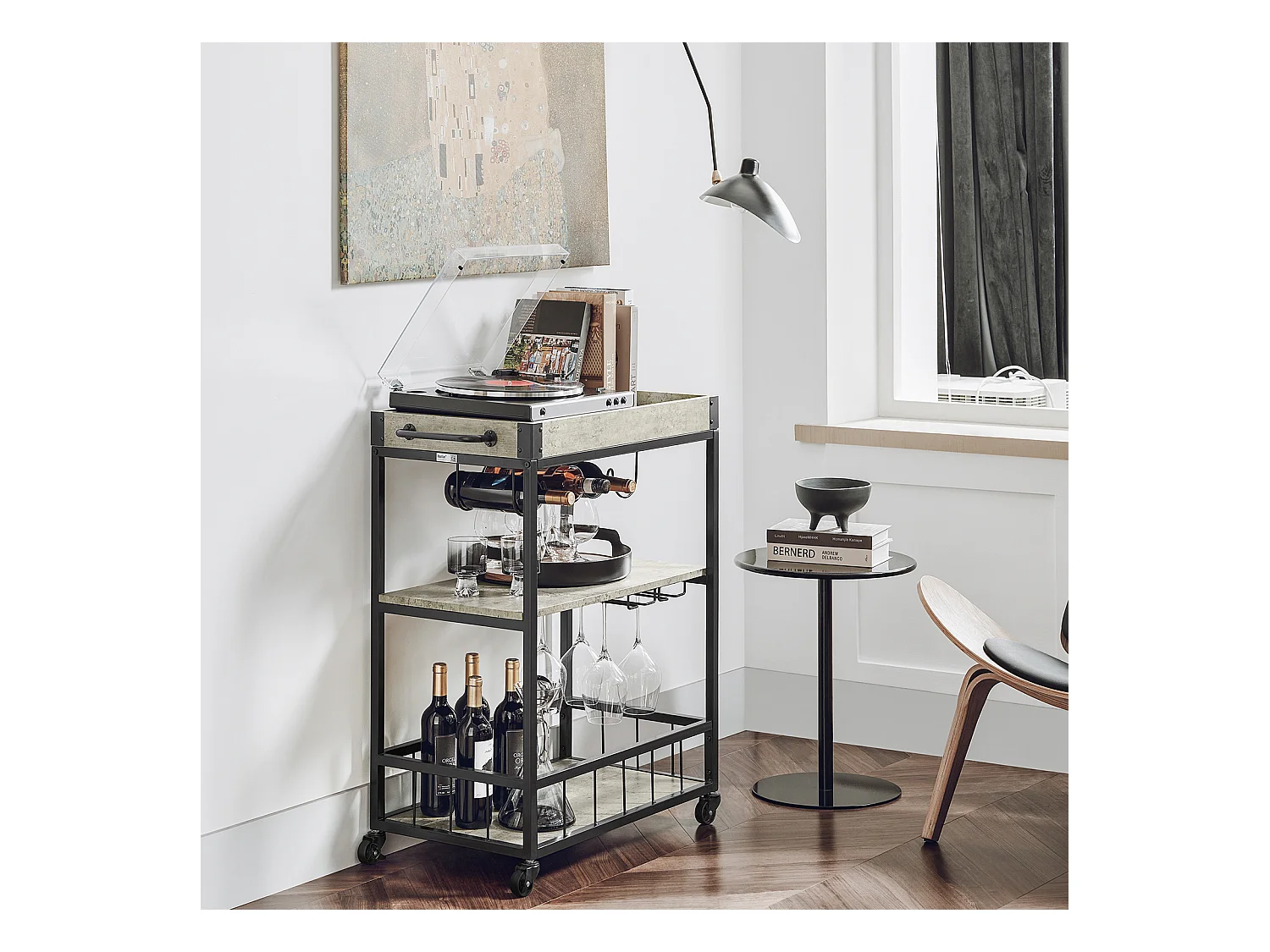 Wózek serwisowy z wyjmowaną tacą FKW56-HG