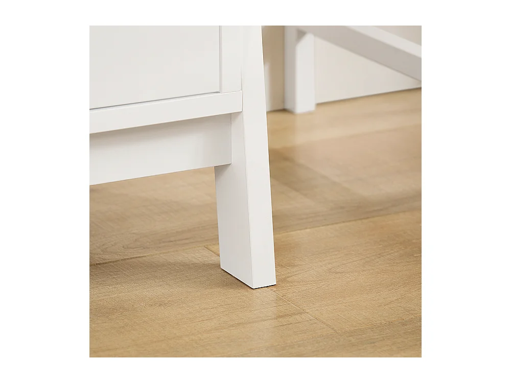 Regał z szufladą, półka drabinkowa FRG116-K-W