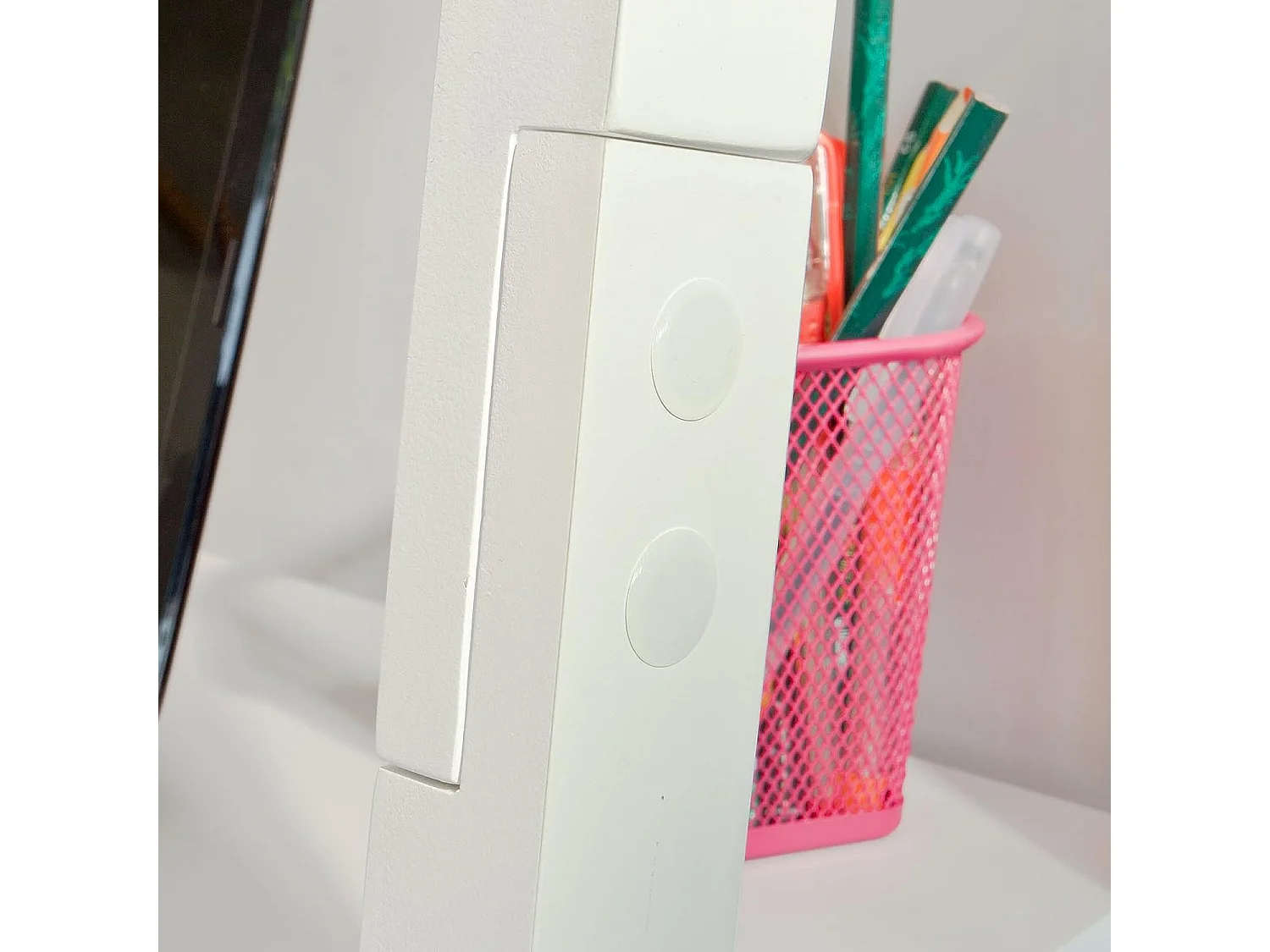 SoBuy FRG60-W Moderne Boekenkasten met Bureau - Tafel Bureau Bibliotheek Ladderplank