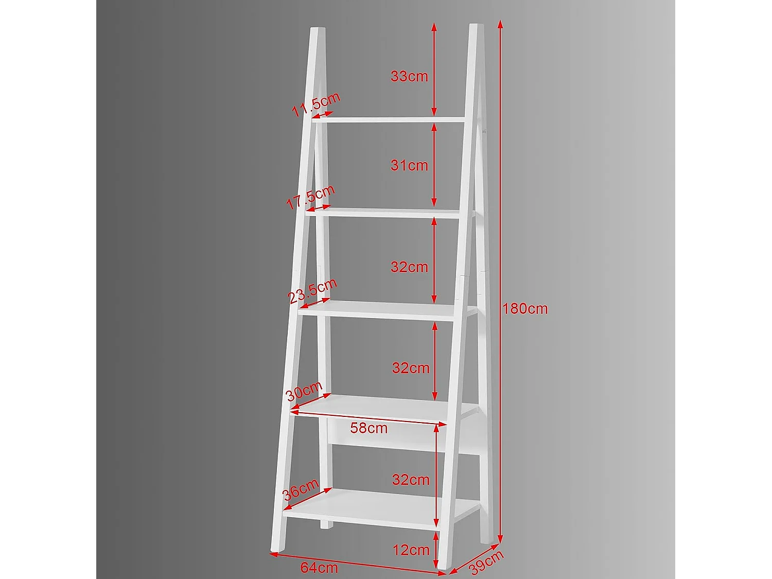 Półka na książki FRG61-W